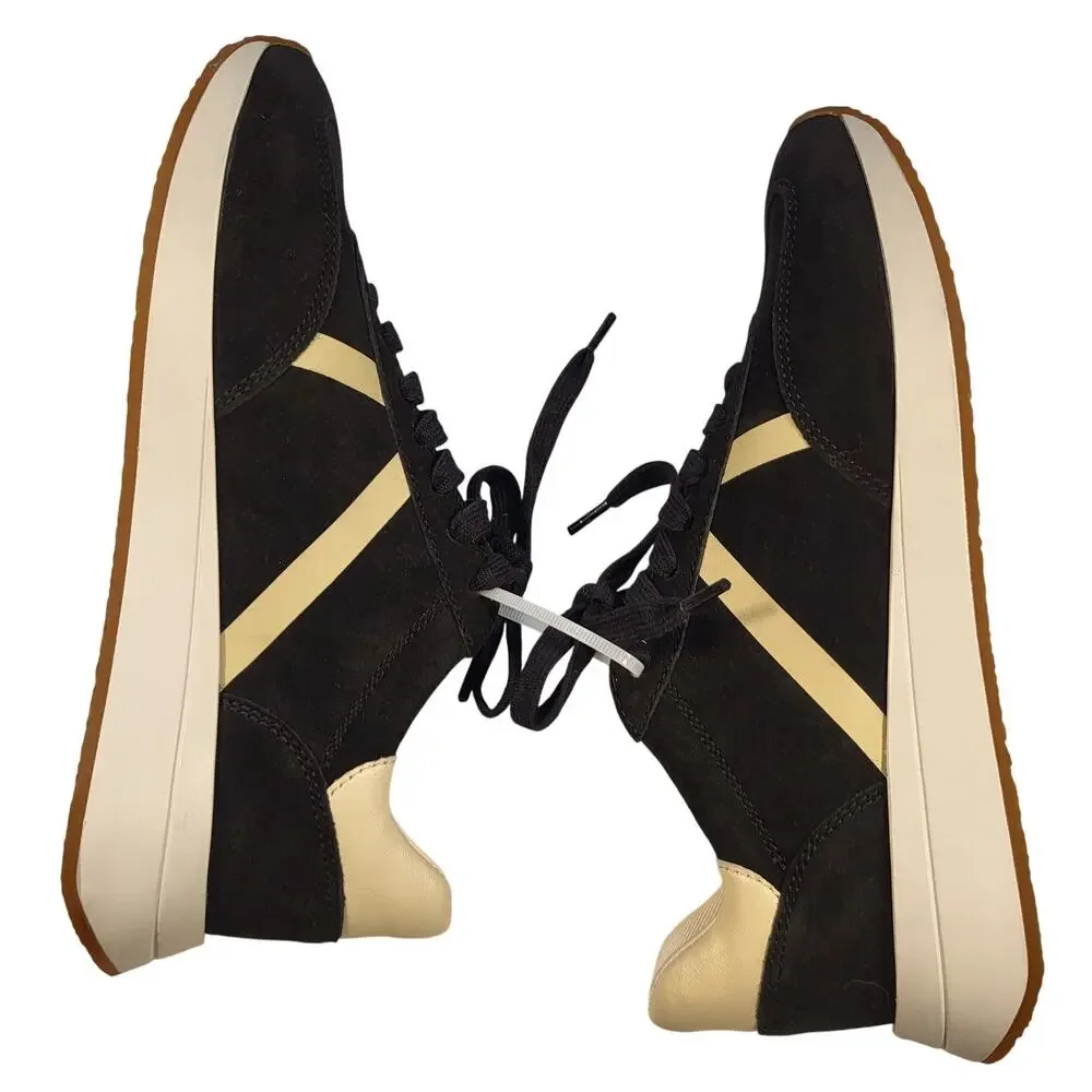 Vince Ohara sneakers in black suede with a rubber sole women size 6